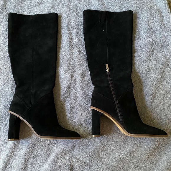 NWOT - Banana Republic Tall Suede Slouchy Boot - Picture 2 of 5